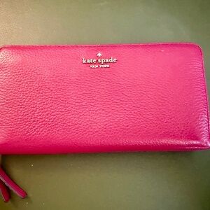 Kate Spade New York Pebbled Leather Zip-Around wallet
